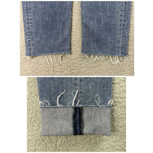 Rag & Bone Jeans Men 31 Pant Blue Denim Distressed Standard Issue Fit 1 Skinny 2 - Picture 5 of 11